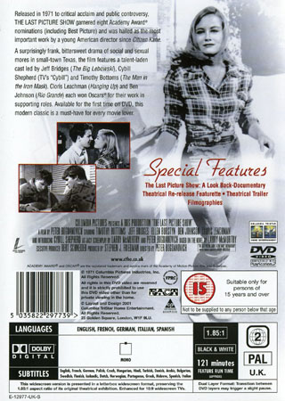 Last Picture Show - Director's Cut (ej svensk text) - 2