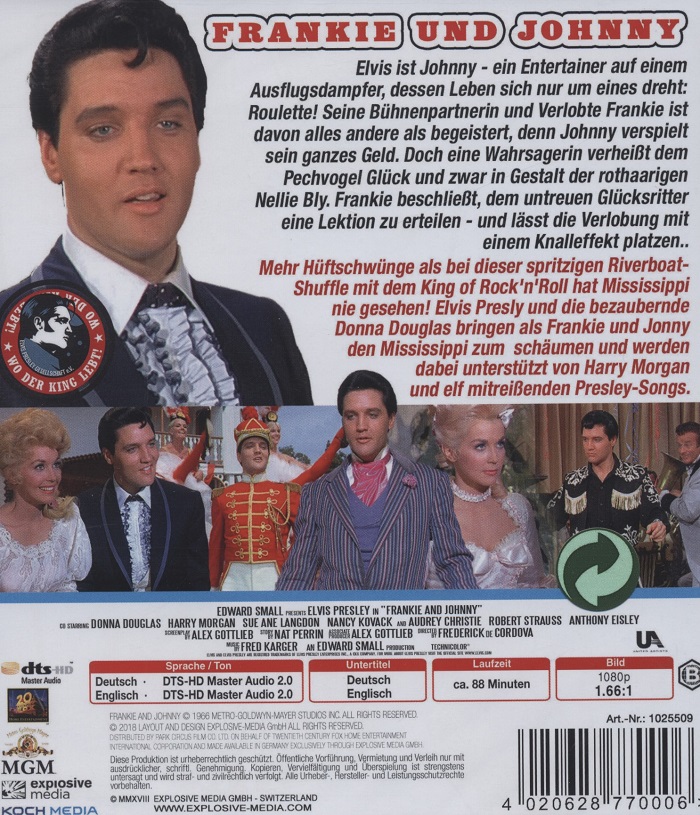 Frankie And Johnny (ej svensk text) (Blu-ray) - 2