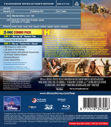 John Carter (2012) (Real 3D + Blu-ray) - 2