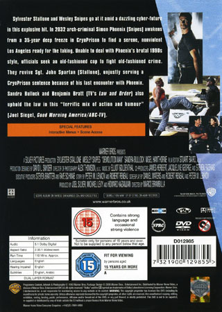 Demolition Man (ej svensk text) - 2