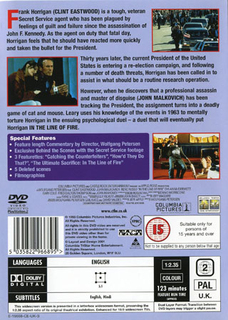 In the Line of Fire - Collector's Edition (ej svensk text) - 2