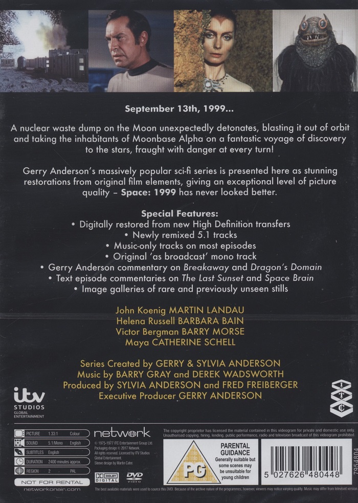 Space: 1999 - The Complete Series (ej svensk text) - 2