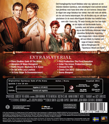 Spartacus - Gods of the Arena (Miniserie) (3-disc) (Blu-ray) - 2