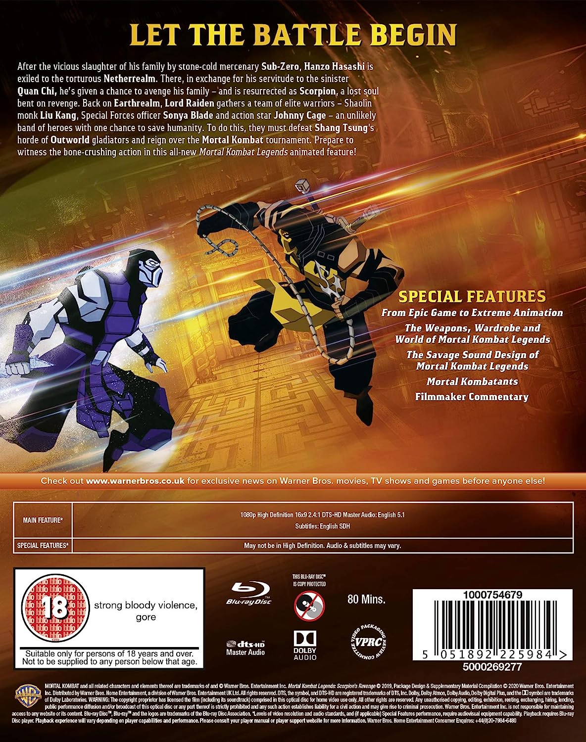 Mortal Kombat Legends - Scorpion's Revenge (ej svensk text) (Blu-ray) - 2