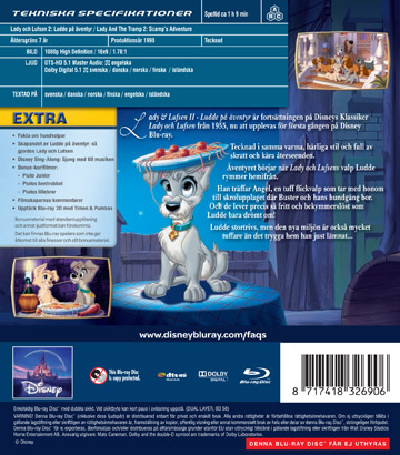 Lady Och Lufsen II - Ludde På Äventyr (Blu-ray) - 2