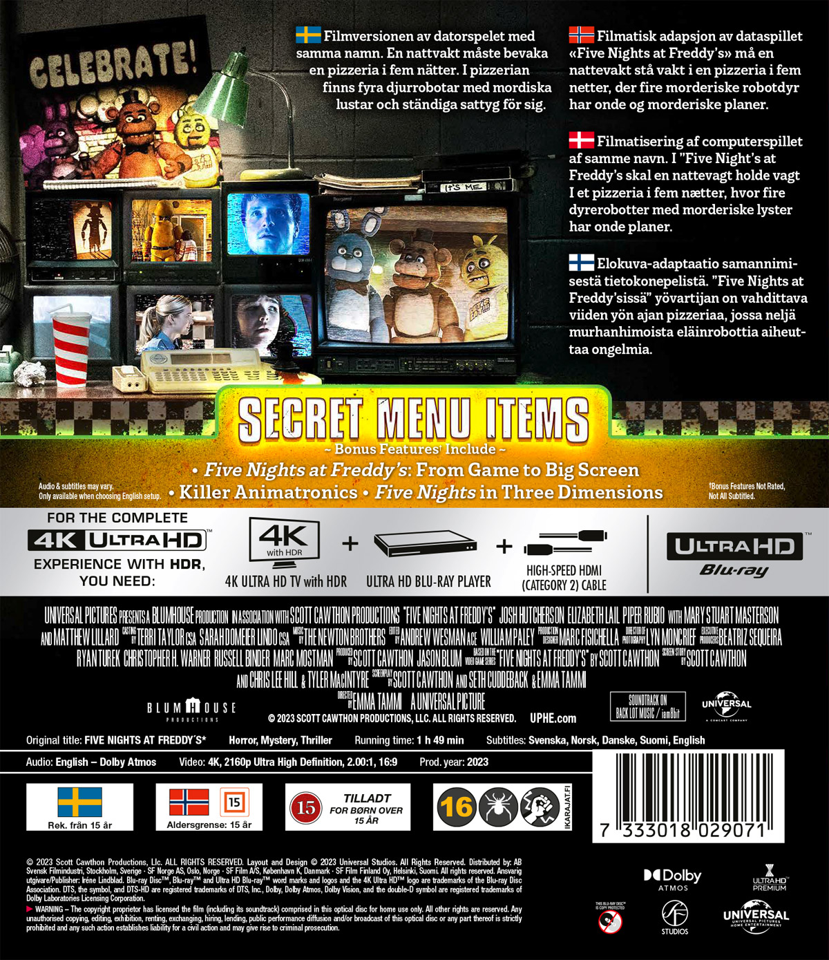 Five Nights At Freddy's (4K Ultra HD) - 2