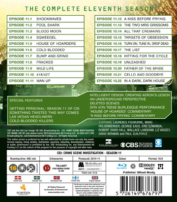 CSI Las Vegas - Säsong 11 (Blu-ray) - 2