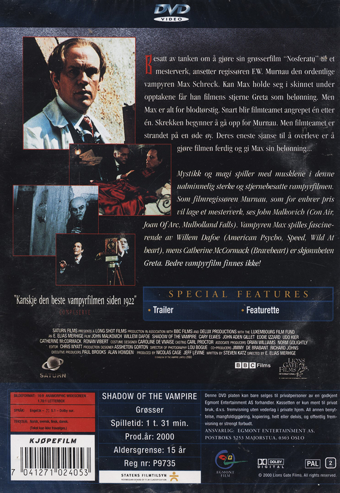 Shadow of the Vampire - 2