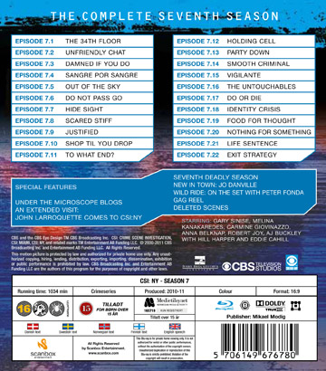 CSI New York - Säsong 7 (Blu-ray) - 2
