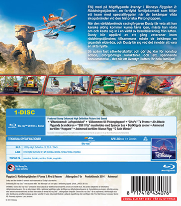 Flygplan 2 - Räddningstjänsten (Disney) (Blu-ray) - 2