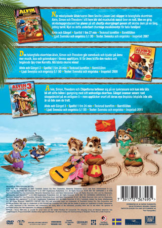 Alvin Och Gänget 1-3 (3-disc) - 2