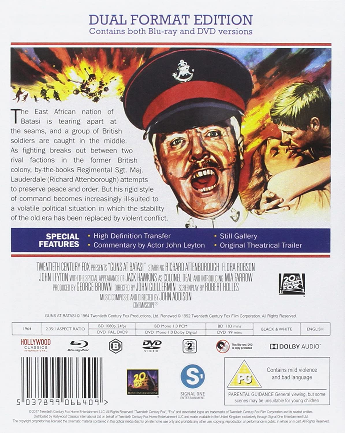 Guns At Batasi (ej svensk text) (Blu-ray + DVD) - 2