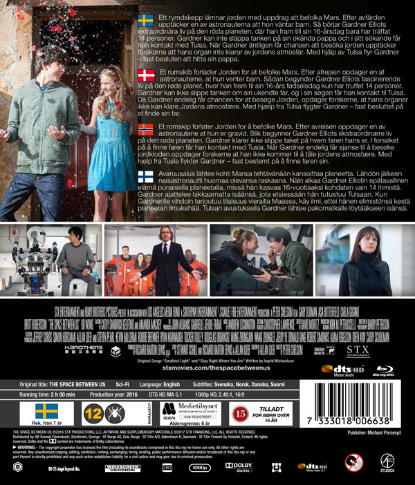 Space Between Us (Blu-ray) - 2