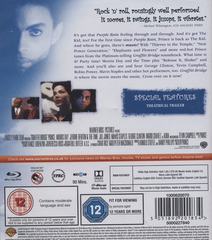 Graffiti Bridge (ej svensk text) (Blu-ray) - 2