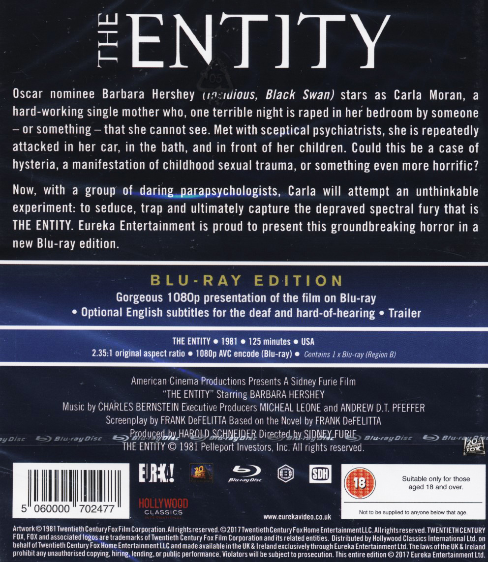 Entity (ej svensk text) (Blu-ray) - 2