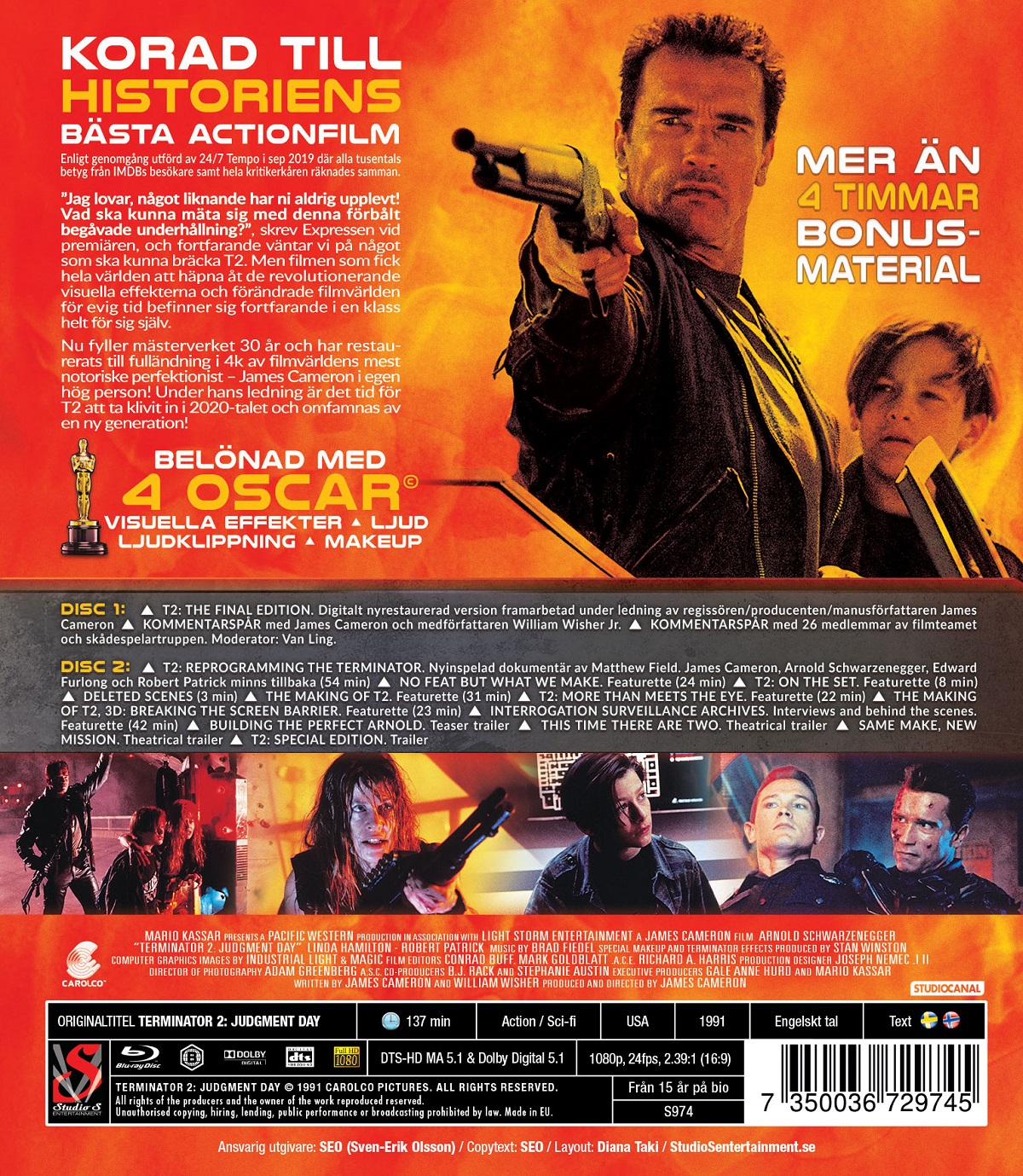 Terminator 2: Judgment Day - Final Edition (2-disc) (Blu-ray) - 2