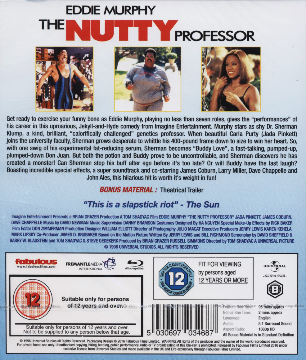Nutty Professor (ej svensk text) (Blu-ray) - 2