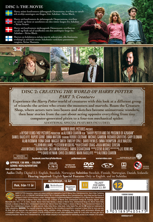 Harry Potter Och Fången Från Azkaban (2-disc) - 2