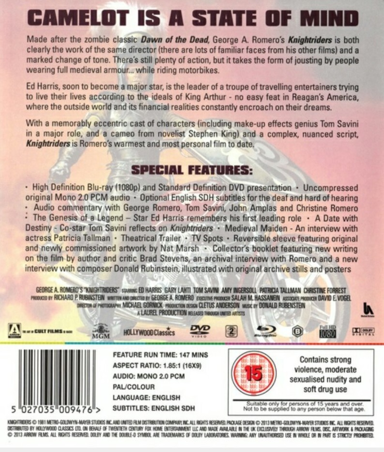 Knightriders (Limited Edition) (ej svensk text) (Blu-ray + DVD) - 2