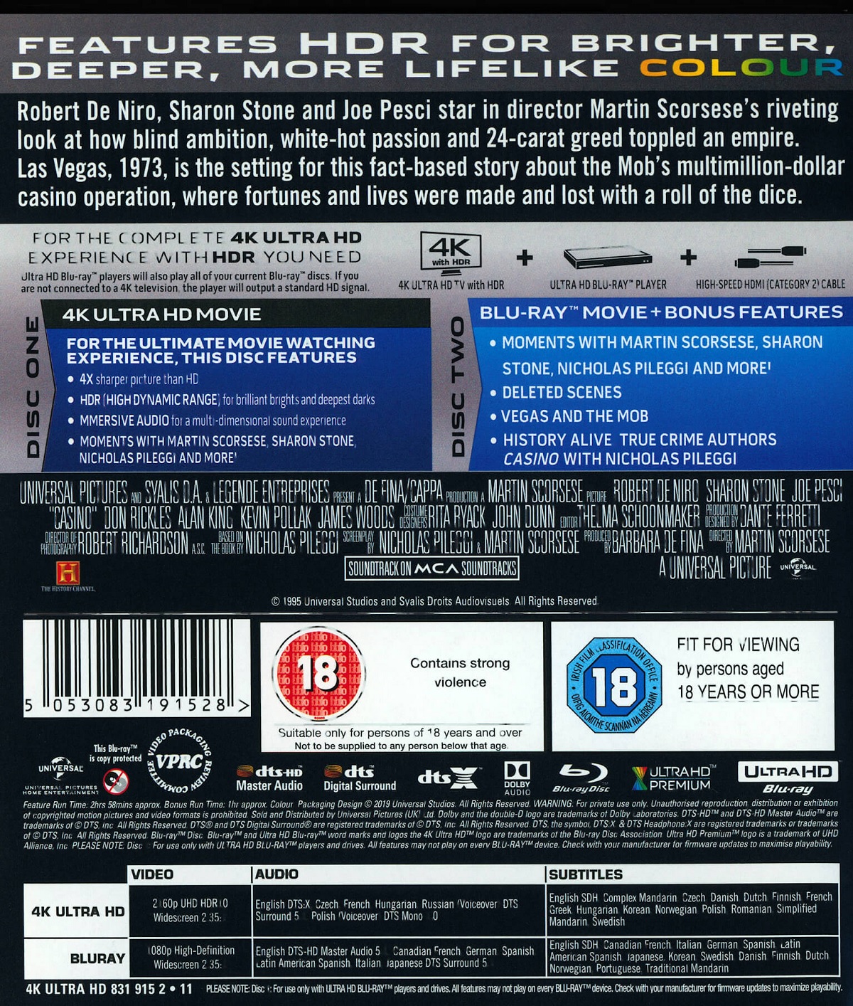 Casino (4K Ultra HD + Blu-ray) - 2