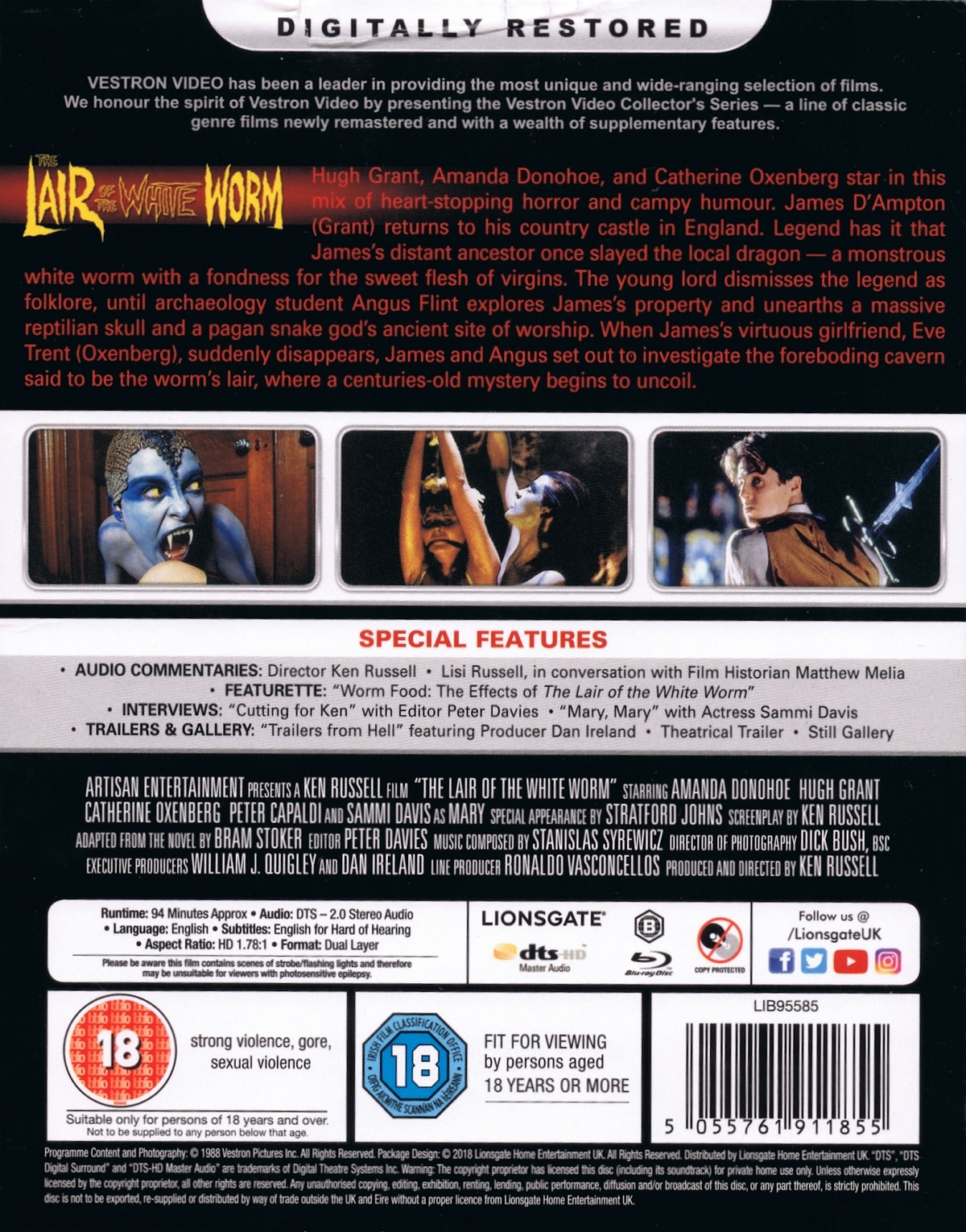 Lair of the White Worm (ej svensk text) (Blu-ray) - 2