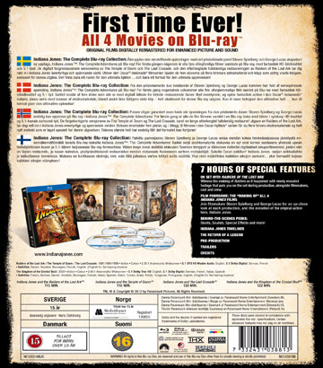 Indiana Jones - Complete Adventures (5-disc) (Blu-ray) (Begagnad) - 2