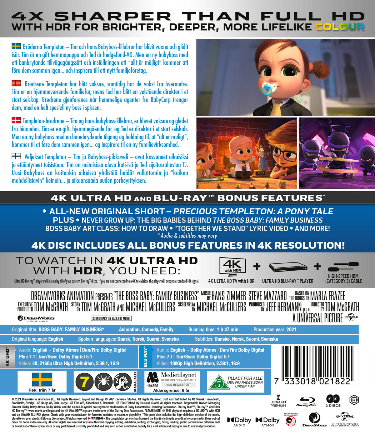 Baby-Bossen 2 (4K Ultra HD + Blu-ray) - 2