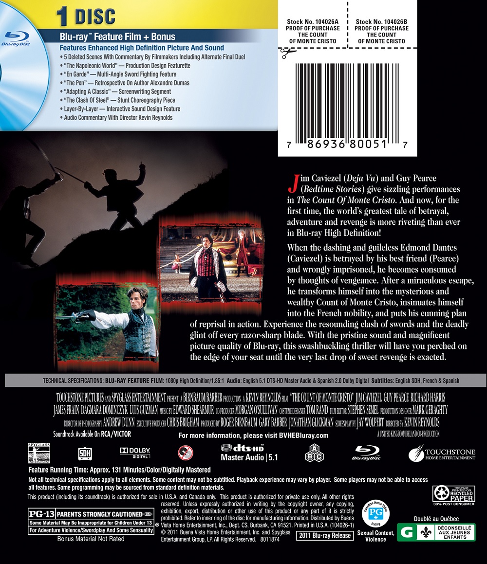 Count of Monte Cristo (ej svensk text) (Blu-ray) - 2