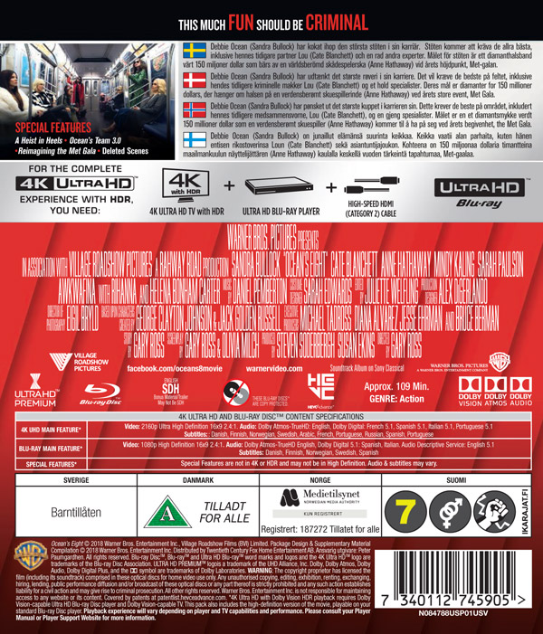Ocean's 8 (4K Ultra HD Blu-ray) - 2