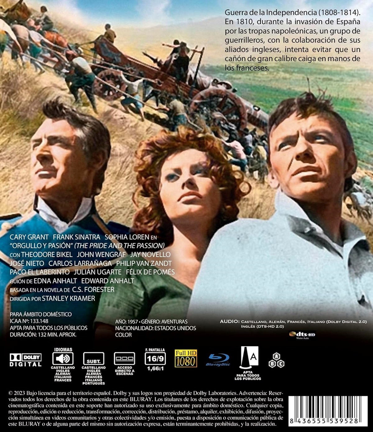 Pride And the Passion (ej svensk text) (Blu-ray) - 2
