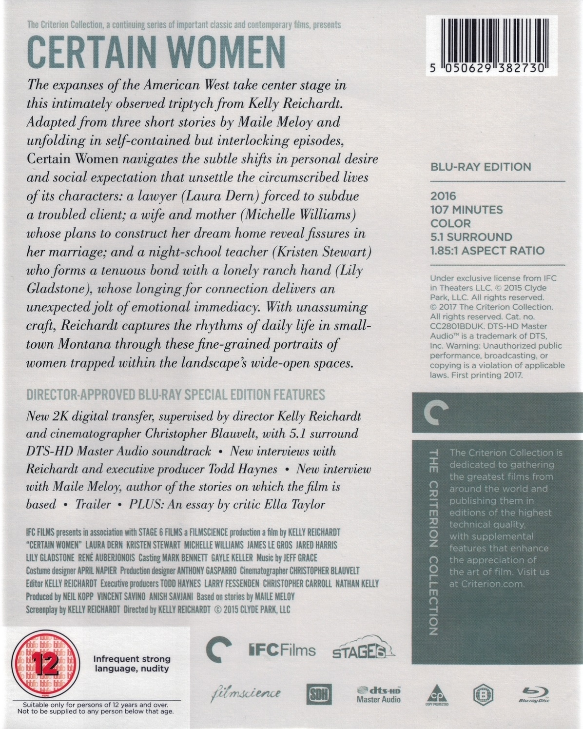 Certain Women (Criterion Collection) (ej svensk text) (Blu-ray) - 2