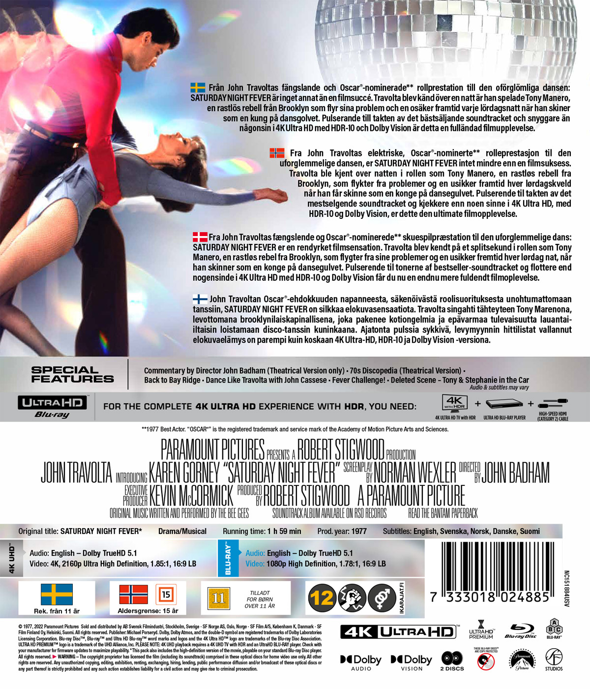Saturday Night Fever (4K Ultra HD + Blu-ray) - 2