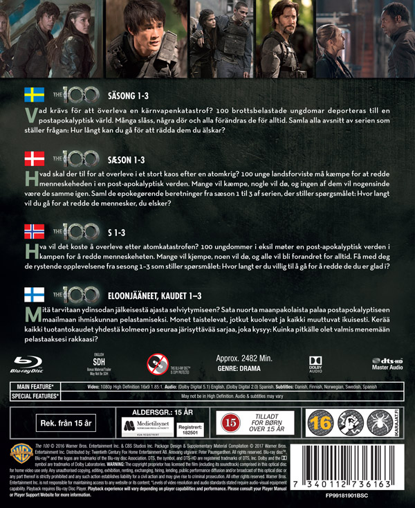 The 100 - Säsong 1-3 (9-disc)(Blu-ray) - 2