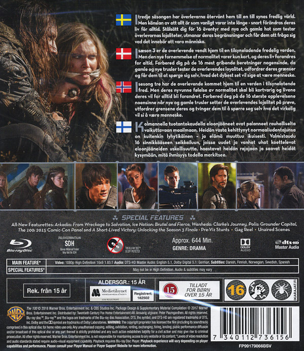 The 100 - Säsong 3 (Blu-ray) - 2