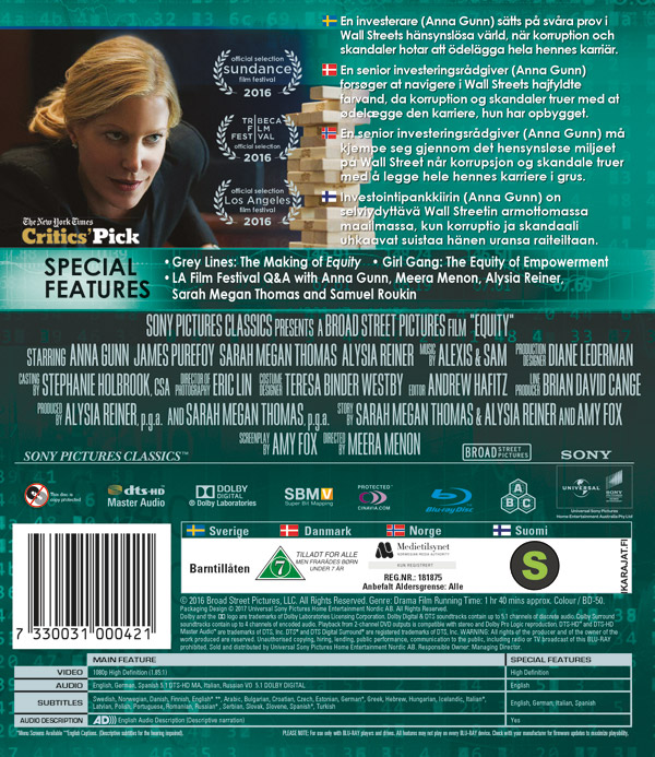 Equity (Blu-ray) - 2