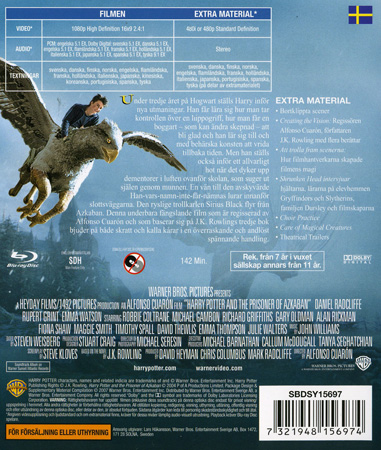 Harry Potter Och Fången Från Azkaban (Blu-ray) (Begagnad) - 2