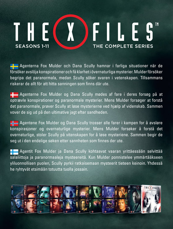 X-Files - Säsong 1-11 (65-disc) - 2