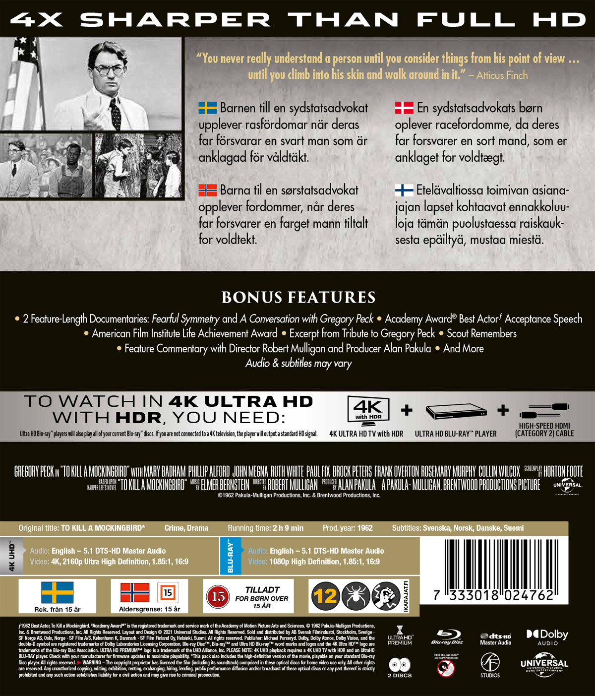 To Kill A Mockingbird (4K Ultra HD + Blu-ray) - 2