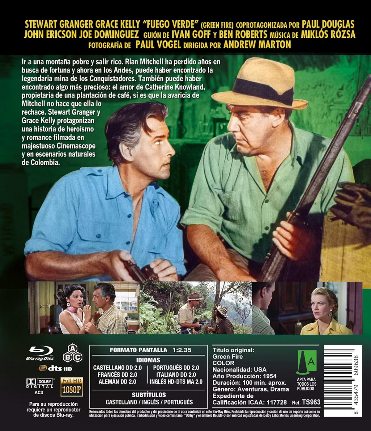 Green Fire (ej svensk text) (Blu-ray) - 2