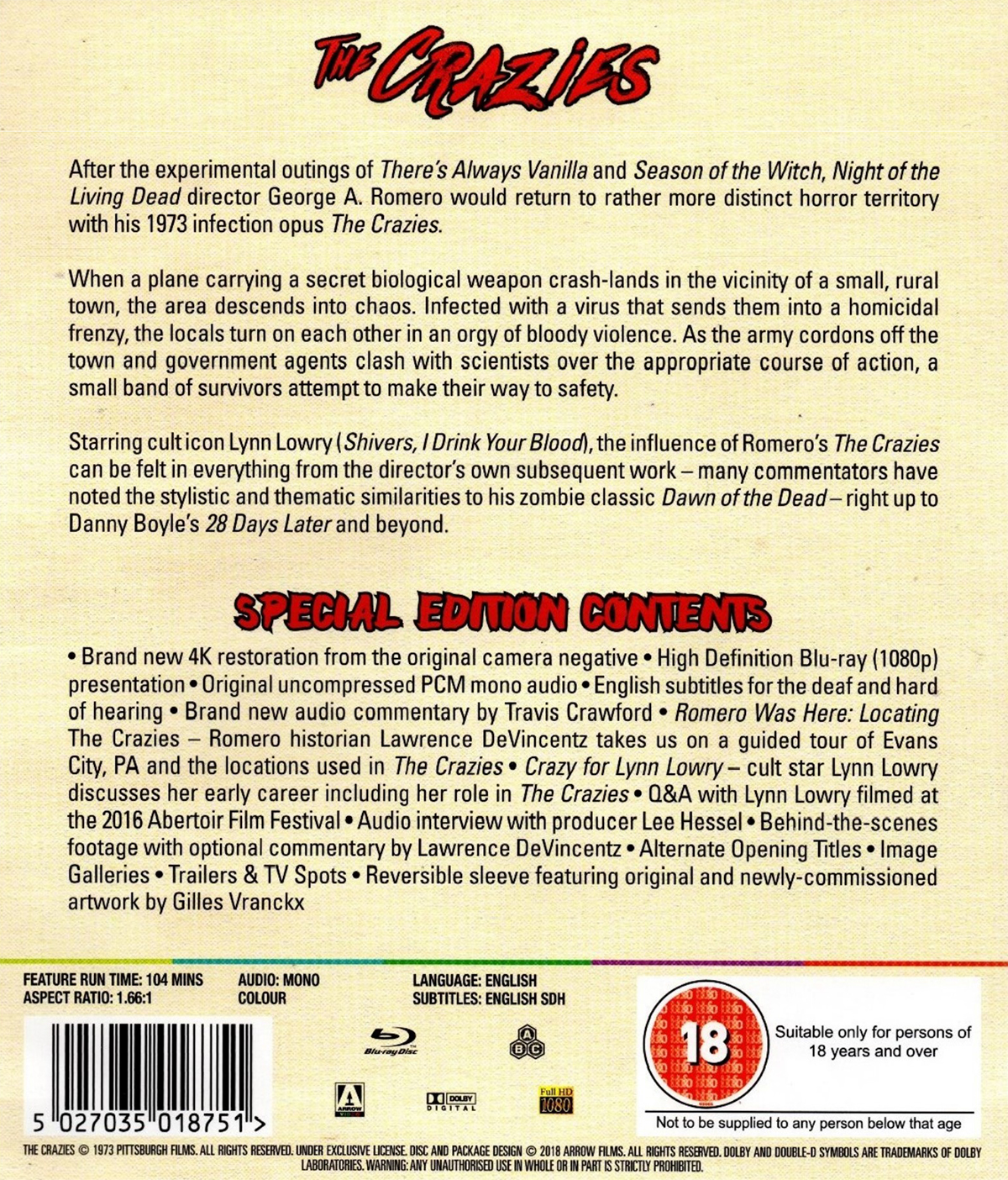Crazies (ej svensk text) (Blu-ray) - 2