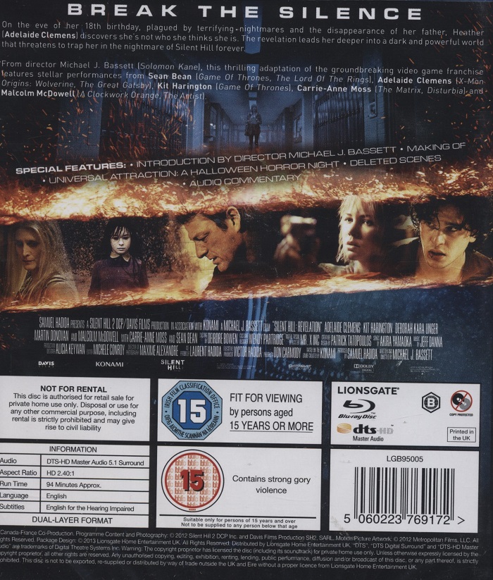 Silent Hill: Revelation (ej svensk text) (Blu-ray) - 2