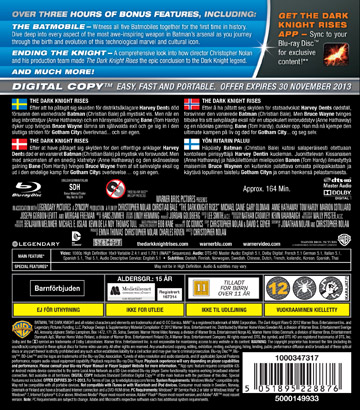 Dark Knight Rises (Blu-ray) (Begagnad) - 2