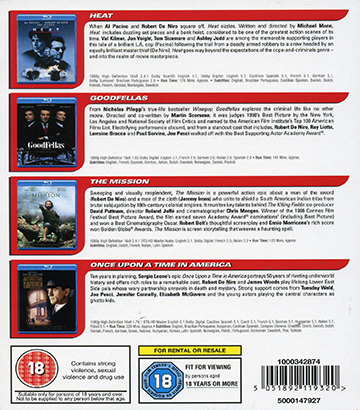 Robert De Niro - Collection (Blu-ray) (ej svensk text på Mission) - 2