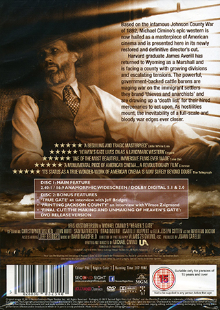 Heaven's Gate - Restored Edition (ej svensk text) - 2