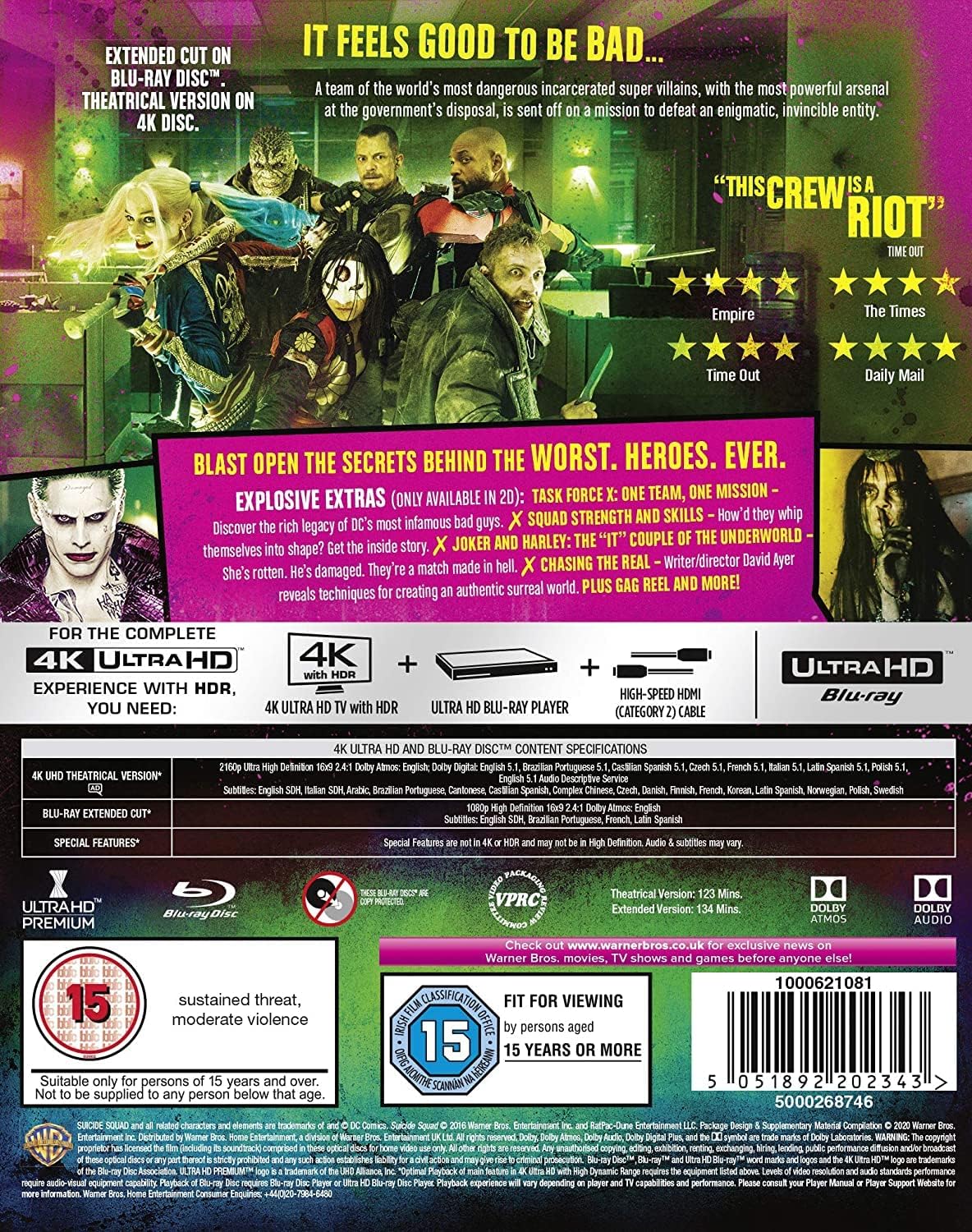 Suicide Squad (4K Ultra HD + Blu-ray) - 2