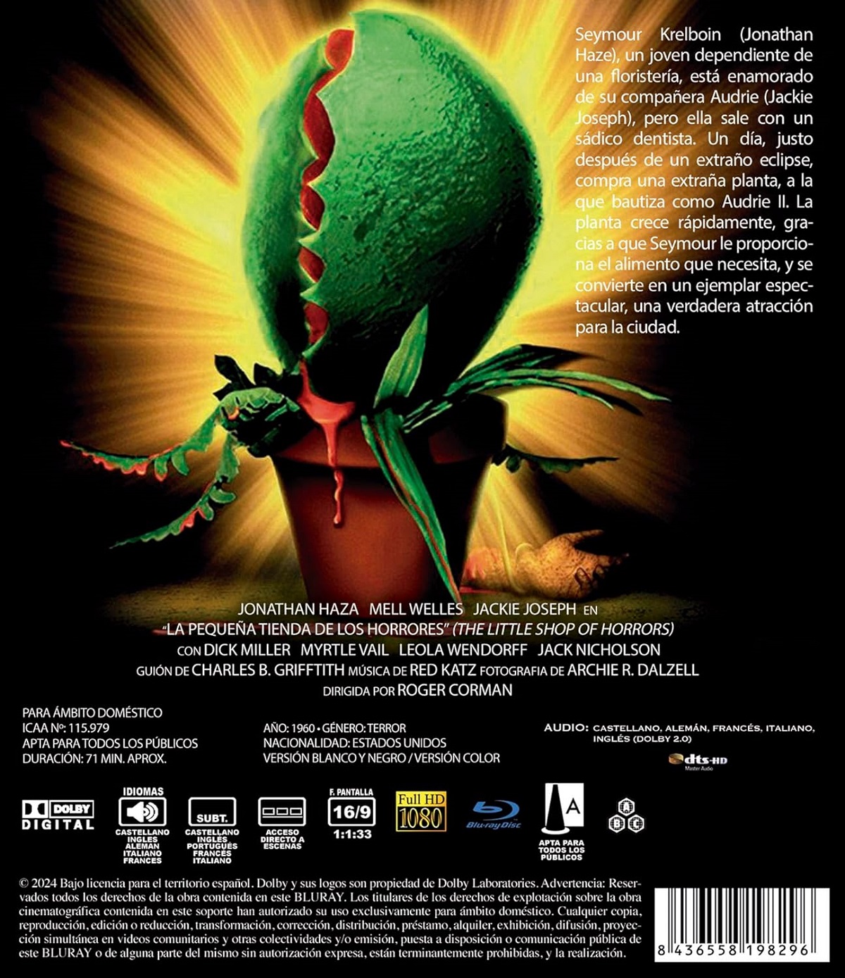Little Shop of Horrors (ej svensk text) (Blu-ray) - 2