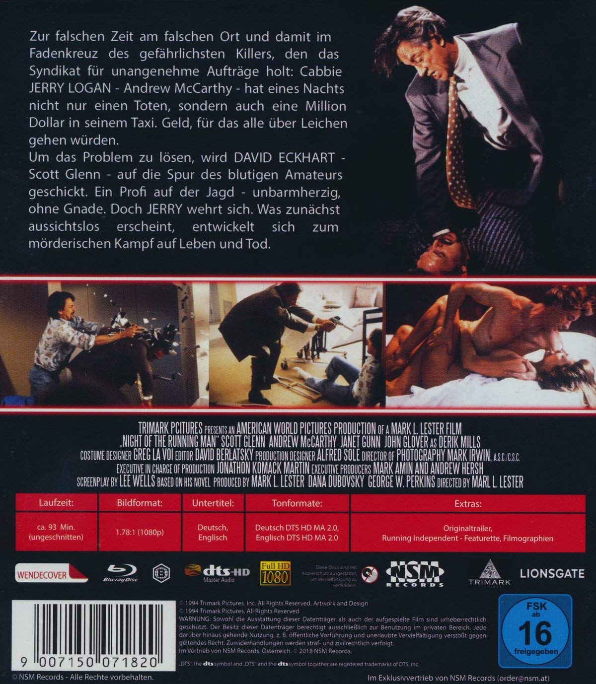 Night of the Running Man (ej svensk text) (Blu-ray) - 2