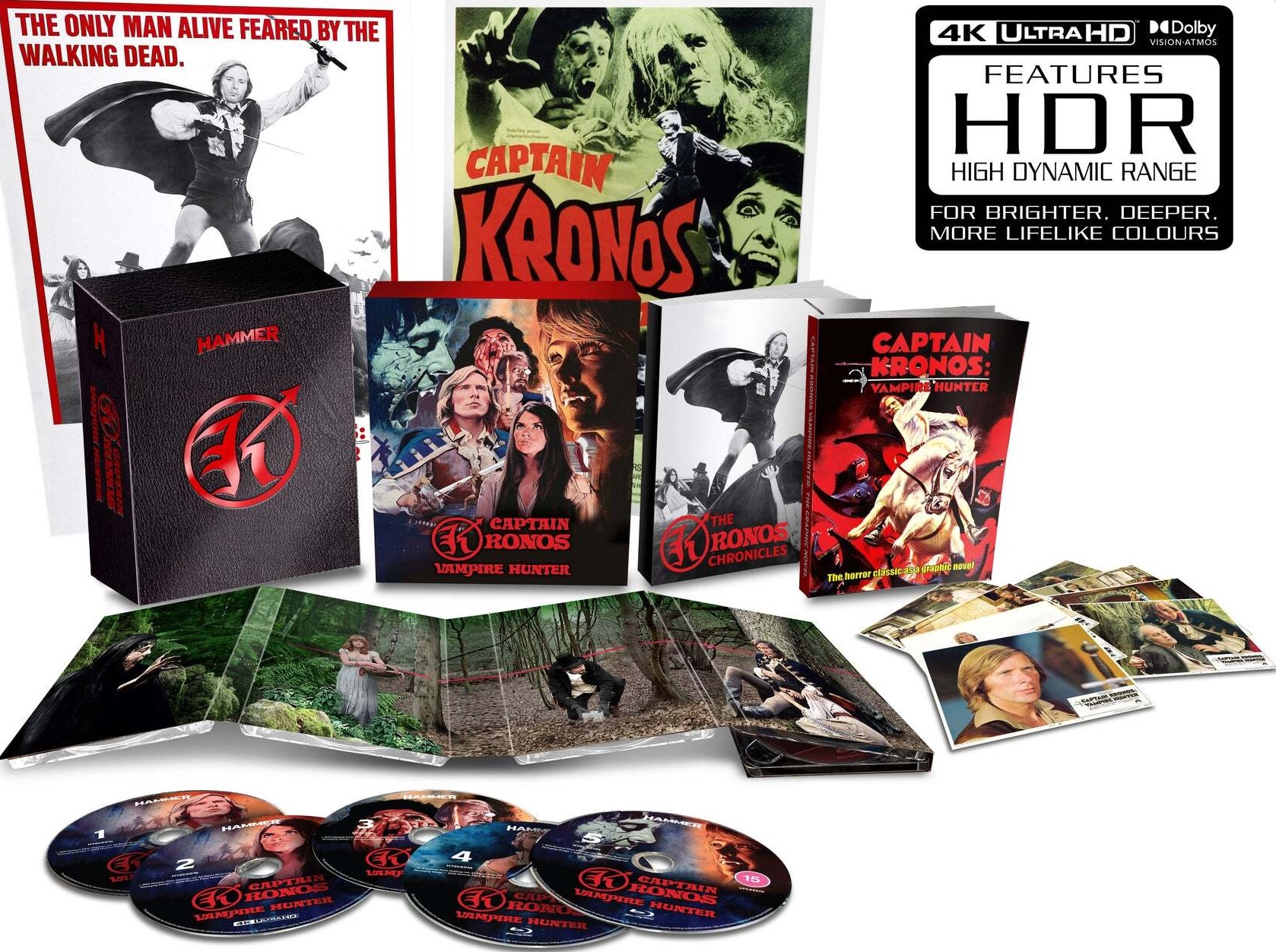 Captain Kronos: Vampire Hunter (Limited Edition) (ej svensk text) (4K Ultra HD + Blu-ray) - 3