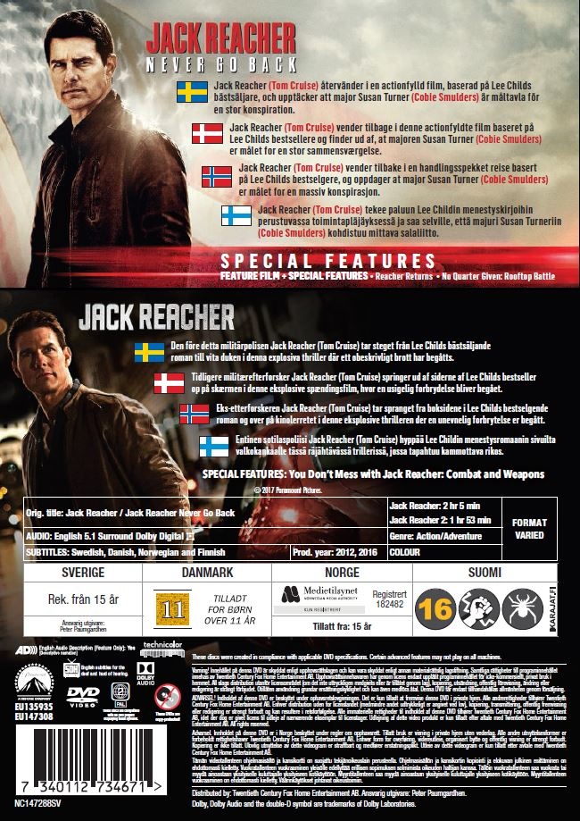 Jack Reacher 1-2 - 2