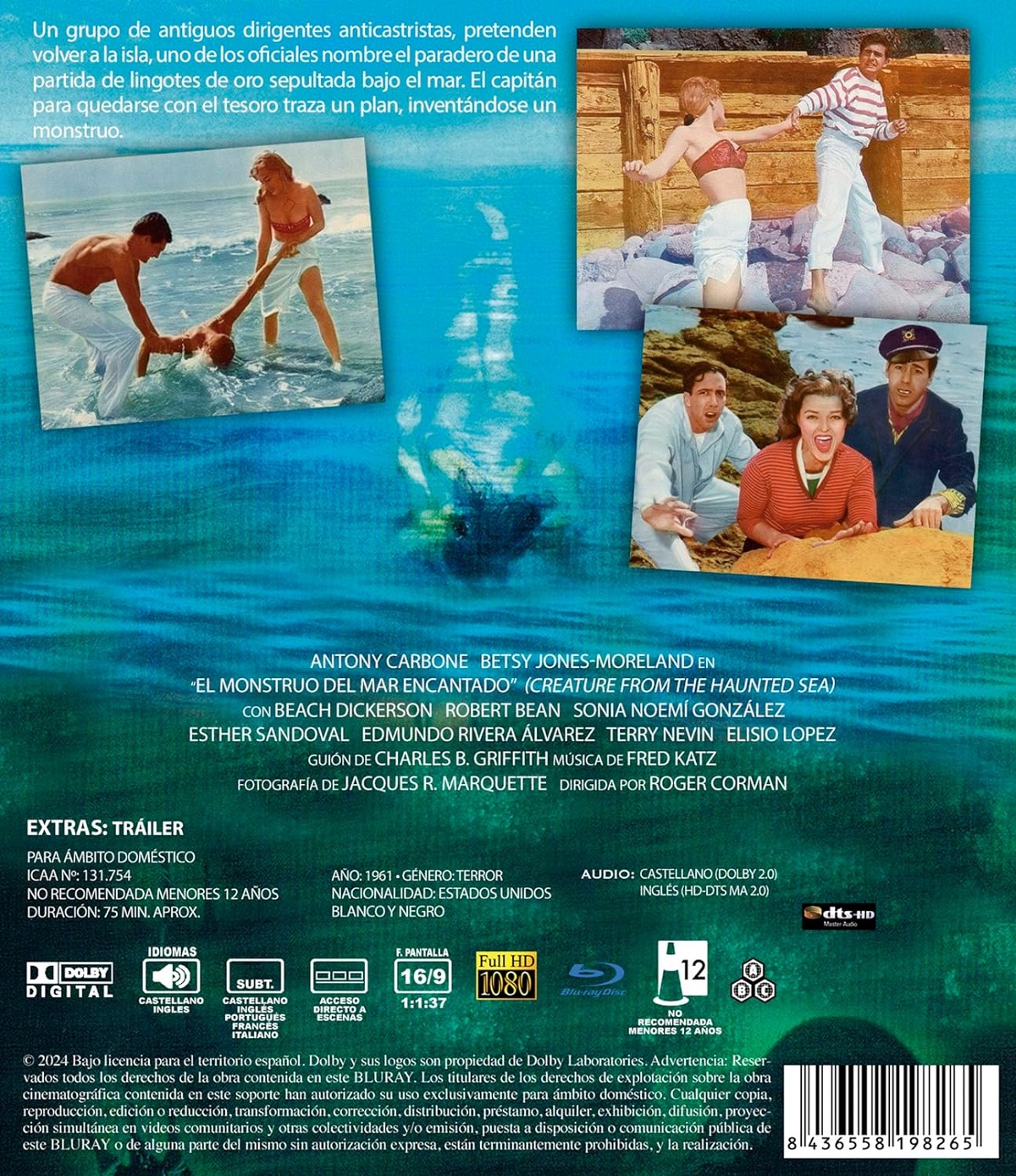 Creature From the Haunted Sea (ej svensk text) (Blu-ray) - 2